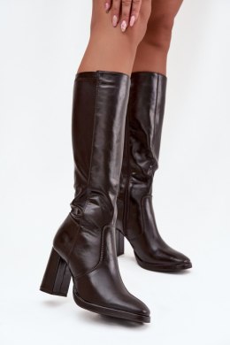 Kozaki Model Lyvella QT127P Bordo - Step in style Step in style