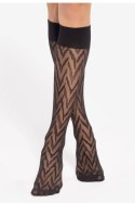 Podkolanówki Model Trendy Line 14 20 Den Black - Gatta Gatta