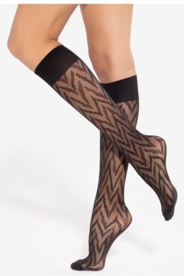 Podkolanówki Model Trendy Line 14 20 Den Black - Gatta Gatta