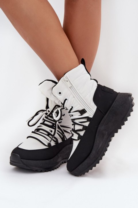 Śniegowce Model Big Star SS274060 White/Black - Step in style Step in style Śniegowce Model Big Star SS274060 White/Black - Step in style Step in style