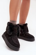 Śniegowce Model Big Star SS274113 Black - Step in style Step in style