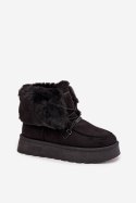 Śniegowce Model Big Star SS274113 Black - Step in style Step in style