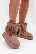 Śniegowce Model Big Star SS274114 Beige - Step in style Step in style