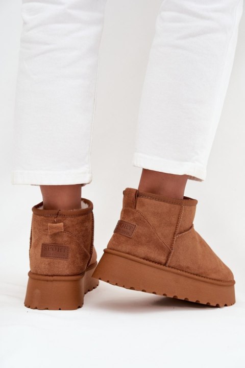 Śniegowce Model Celyra F-CH-05 Camel - Step in style Step in style Śniegowce Model Celyra F-CH-05 Camel - Step in style Step in style