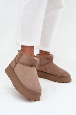 Śniegowce Model Celyra F-CH-05 Dark Beige - Step in style Step in style