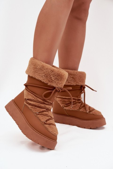 Śniegowce Model Marinna 6484 Camel - Step in style Step in style
