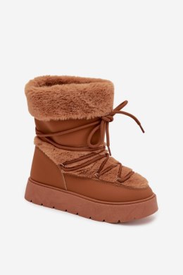 Śniegowce Model Marinna 6484 Camel - Step in style Step in style