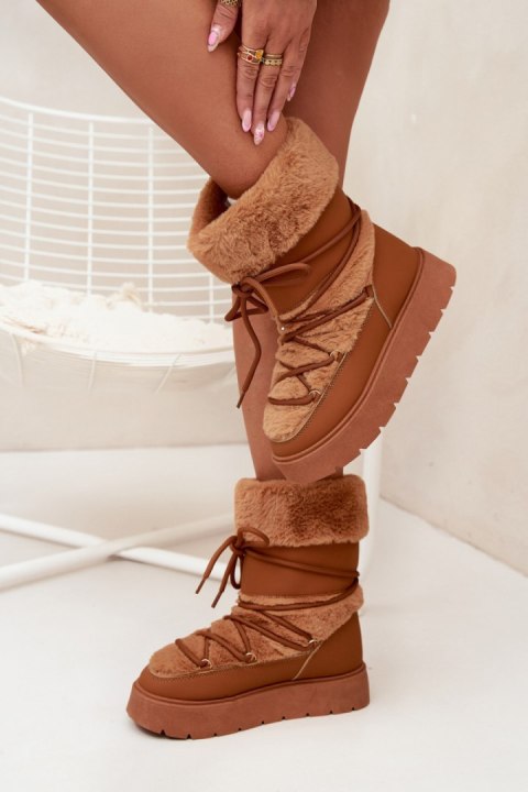 Śniegowce Model Marinna 6484 Camel - Step in style Step in style Śniegowce Model Marinna 6484 Camel - Step in style Step in style