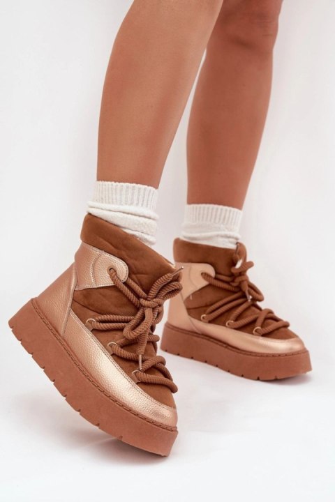 Śniegowce Model Xarina 6483 Camel - Step in style Step in style Śniegowce Model Xarina 6483 Camel - Step in style Step in style