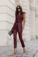 Spodnie Damskie Model Kiara 386128515 Bordo - LaBalancia LaBalancia Spodnie Damskie Model Kiara 386128515 Bordo - LaBalancia LaBalancia