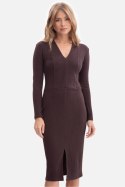 Sukienka Model B307 Gorzka Czekolada - BeWear BeWear