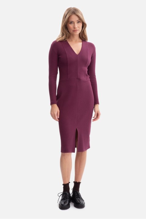 Sukienka Model B307 Śliwka - BeWear BeWear