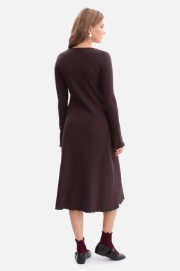 Sukienka Model B308 Gorzka Czekolada - BeWear BeWear