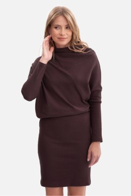 Sukienka Model B309 Gorzka Czekolada - BeWear BeWear