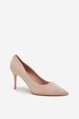 Szpilki Model Elvessa LE141P Beige - Step in style Step in style