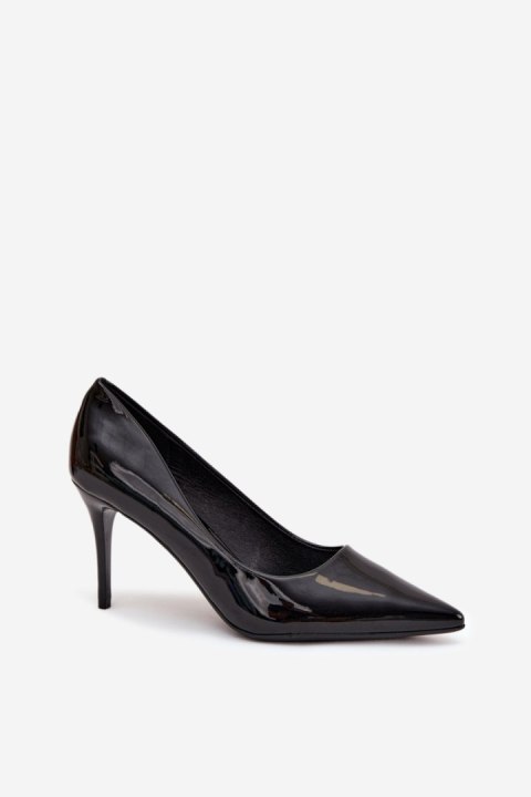 Szpilki Model Jadira LE139P Black Lakier - Step in style Step in style Szpilki Model Jadira LE139P Black Lakier - Step in style Step in style