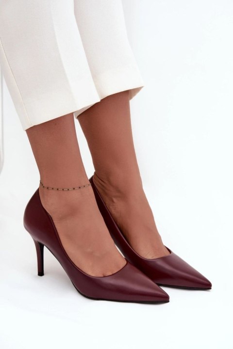 Szpilki Model Sivana LE140P Bordo - Step in style Step in style Szpilki Model Sivana LE140P Bordo - Step in style Step in style