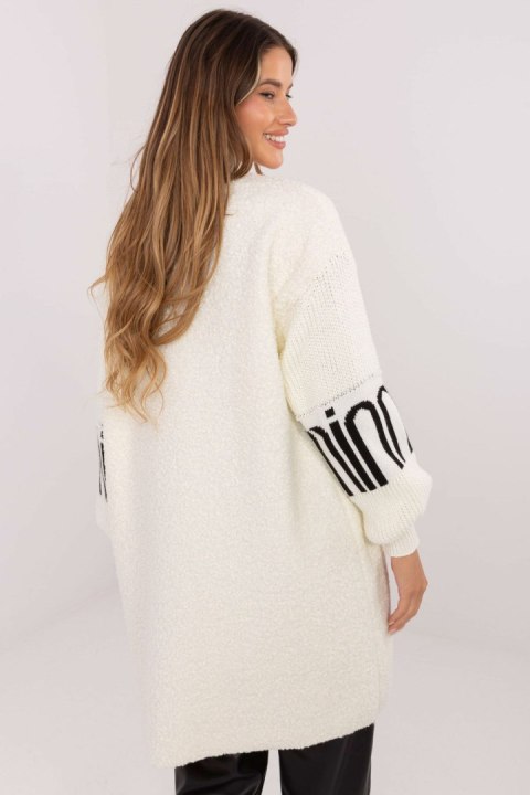 Sweter Kardigan Model IT-SW-80678.84 Ecru - Factory Price Factory Price Sweter Kardigan Model IT-SW-80678.84 Ecru - Factory Price Factory Price