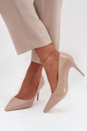 Szpilki Model Jadira LE139P Beige - Step in style Step in style