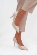 Szpilki Model Jadira LE139P Light Beige - Step in style Step in style Szpilki Model Jadira LE139P Light Beige - Step in style Step in style