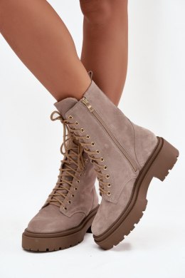 Workery Model Zazoo 4213 Beige Zamsz - Step in style Step in style