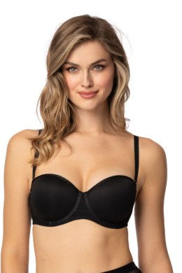 Biustonosz Bardotka Model Capri M-0204/12 M-909/1 Black - Mat Mat