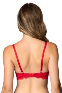 Biustonosz push up Biustonosz Push-up Model Kisses M-4026/11 Red - Mat Mat Biustonosz push up Biustonosz Push-up Model Kisses M-4026/11 Red - Mat Mat