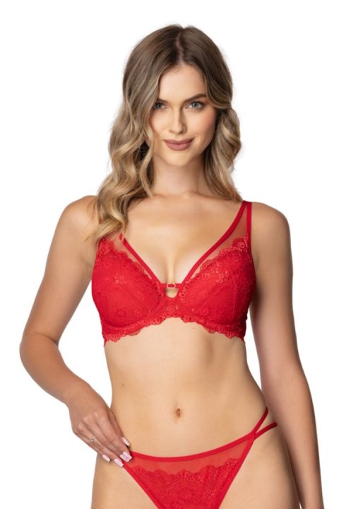 Biustonosz push up Biustonosz Push-up Model Kisses M-4026/11 Red - Mat Mat Biustonosz push up Biustonosz Push-up Model Kisses M-4026/11 Red - Mat Mat