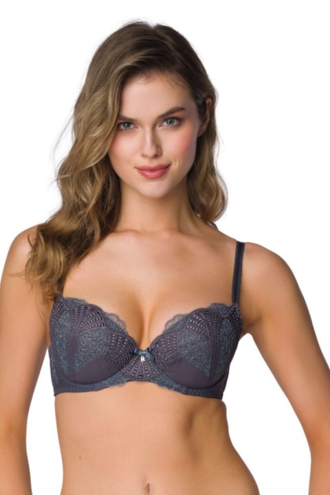 Biustonosz push up Biustonosz Push-up Model Melisande M-3930/11 Grey - Mat Mat Biustonosz push up Biustonosz Push-up Model Melisande M-3930/11 Grey - Mat Mat