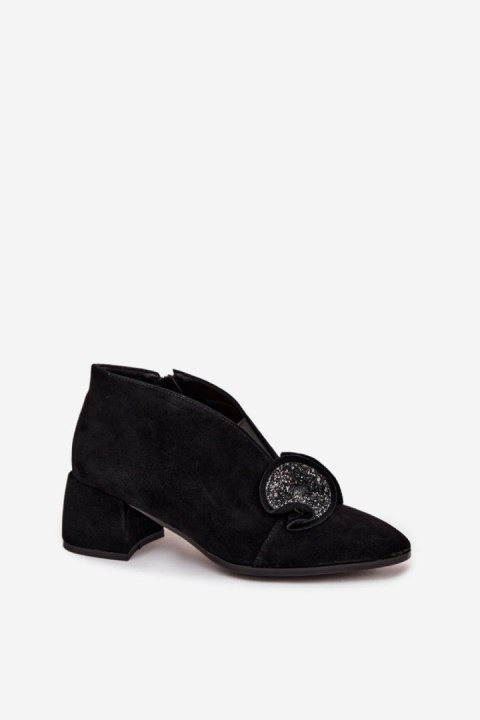 Botki Model DA MR52-182 Black - Step in style Step in style