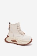 Botki Model Goe SS2N4300 Light Beige - Step in style Step in style Botki Model Goe SS2N4300 Light Beige - Step in style Step in style