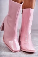Botki Model Margit C-229 Pink - Step in style Step in style