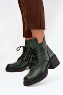 Botki Model Vinceza 39950 Dark Green - Step in style Step in style