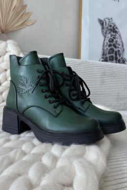Botki Model Vinceza 39950 Dark Green - Step in style Step in style