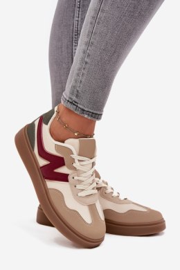 Buty Sportowe Model Givelle 9166 Beige - Step in style Step in style