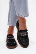 Mokasyny Model DA MR52-176 Black - Step in style Step in style Mokasyny Model DA MR52-176 Black - Step in style Step in style