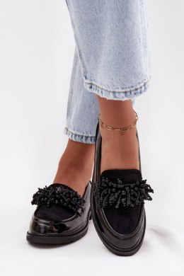 Mokasyny Model S.Barski HY52-369B Black - Step in style Step in style