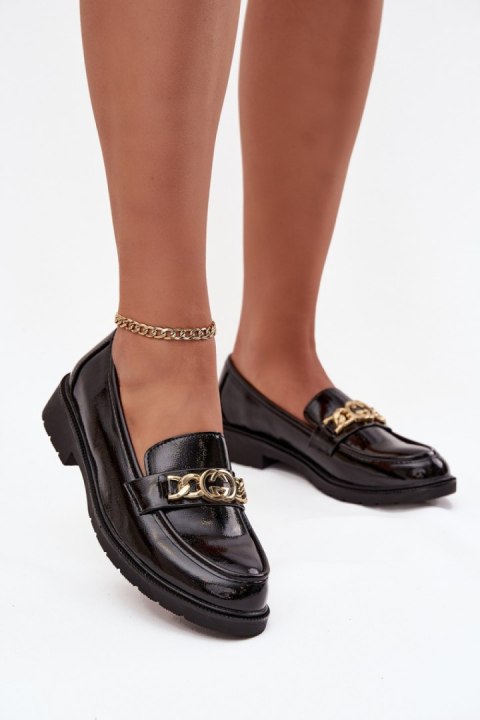 Mokasyny Model S.Barski HY52-539 Black - Step in style Step in style