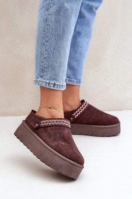 Śniegowce Model Selithria PL361 Czekolada - Step in style Step in style