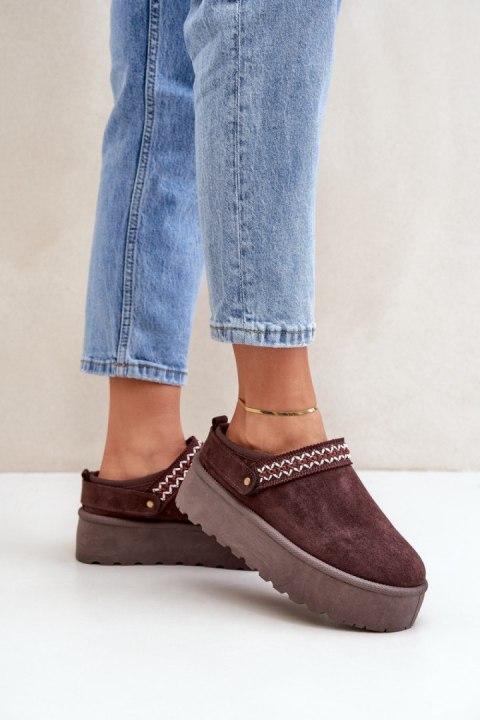 Śniegowce Model Selithria PL361 Czekolada - Step in style Step in style