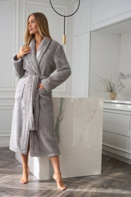 Szlafrok Damski Model Aura 2560 Grey - L&L collection L&L collection