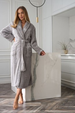 Szlafrok Damski Model Aura 2560 Grey - L&L collection L&L collection