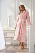 Szlafrok Damski Model Aura 2560 Powder Pink - L&L collection L&L collection Szlafrok Damski Model Aura 2560 Powder Pink - L&L collection L&L collection