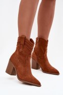 Botki Model Jessa OM287 Camel - Step in style Step in style