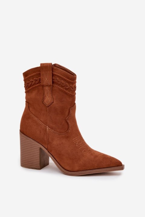 Botki Model Jessa OM287 Camel - Step in style Step in style