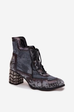 Botki Model Maciejka 06989-03 Grey - Step in style Step in style