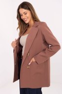 Marynarka Model LK-MA-509956.04 Light Brown - Lakerta Lakerta Marynarka Model LK-MA-509956.04 Light Brown - Lakerta Lakerta