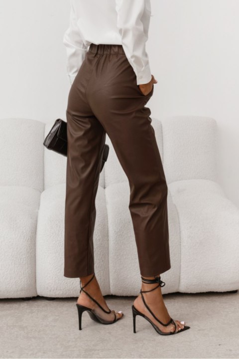 Spodnie Damskie Model Noah 404928257 Brown - LaBalancia LaBalancia Spodnie Damskie Model Noah 404928257 Brown - LaBalancia LaBalancia
