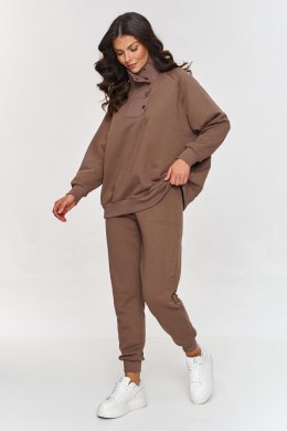 Spodnie Komplet Model A5 Mocca - Makadamia Makadamia