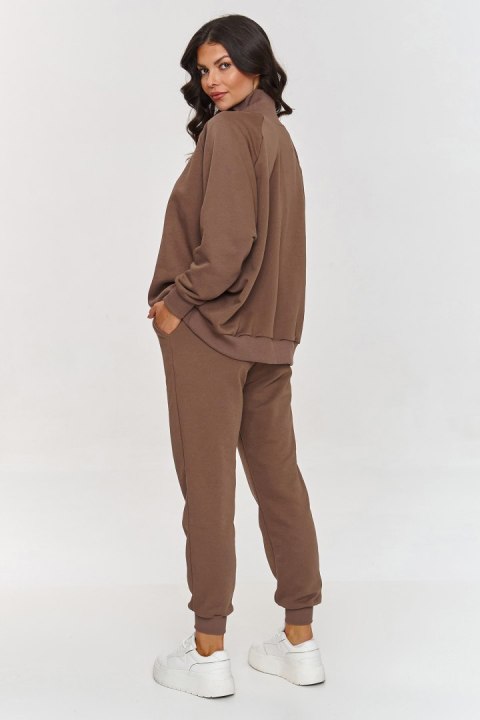 Spodnie Komplet Model A5 Mocca - Makadamia Makadamia Spodnie Komplet Model A5 Mocca - Makadamia Makadamia